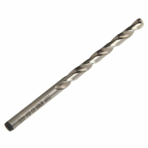 Forney 8 Percent Cobalt Drill Bit, 135 Degree Split Point, 7/32 in 20049